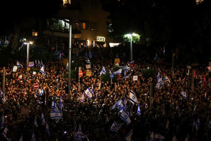 Netanyahu defiant despite protests against Israel judicial reform