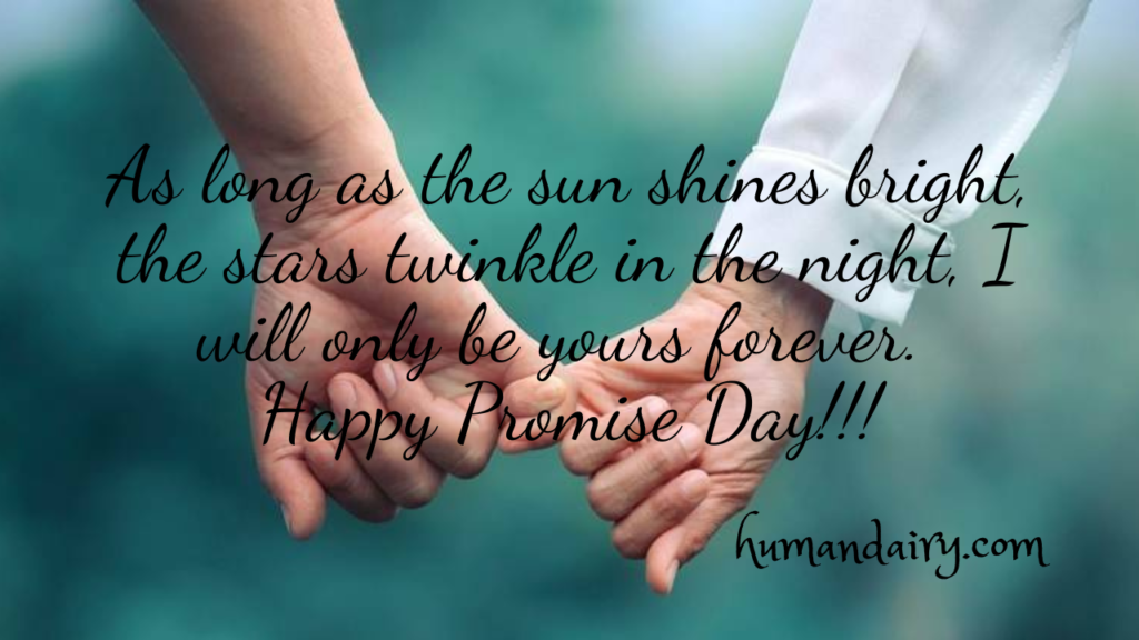 Promise Day Quotes, Wishes and Messages