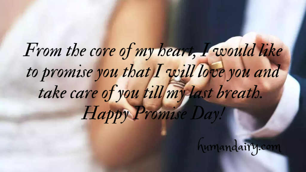 Promise Day Quotes, Wishes and Messages