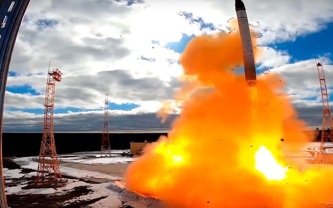 Russia Tested Satan II Missile During Biden's Ukraine Visit And It Failed