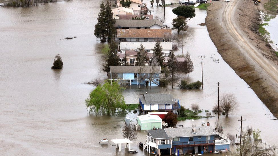 California battles heavy floods, high winds and rain