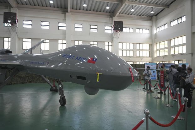 Taiwan unveils its new combat and surveillance drones as China threat grows